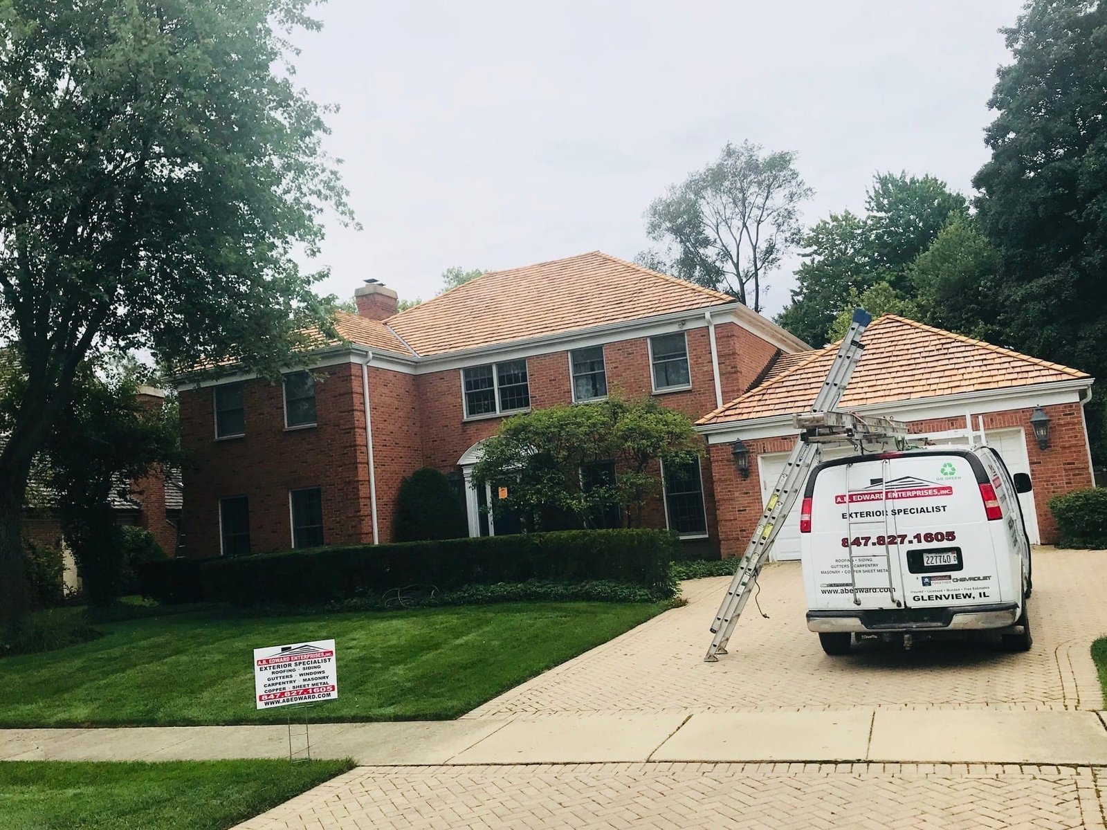 cedar roofing replacement glenview il